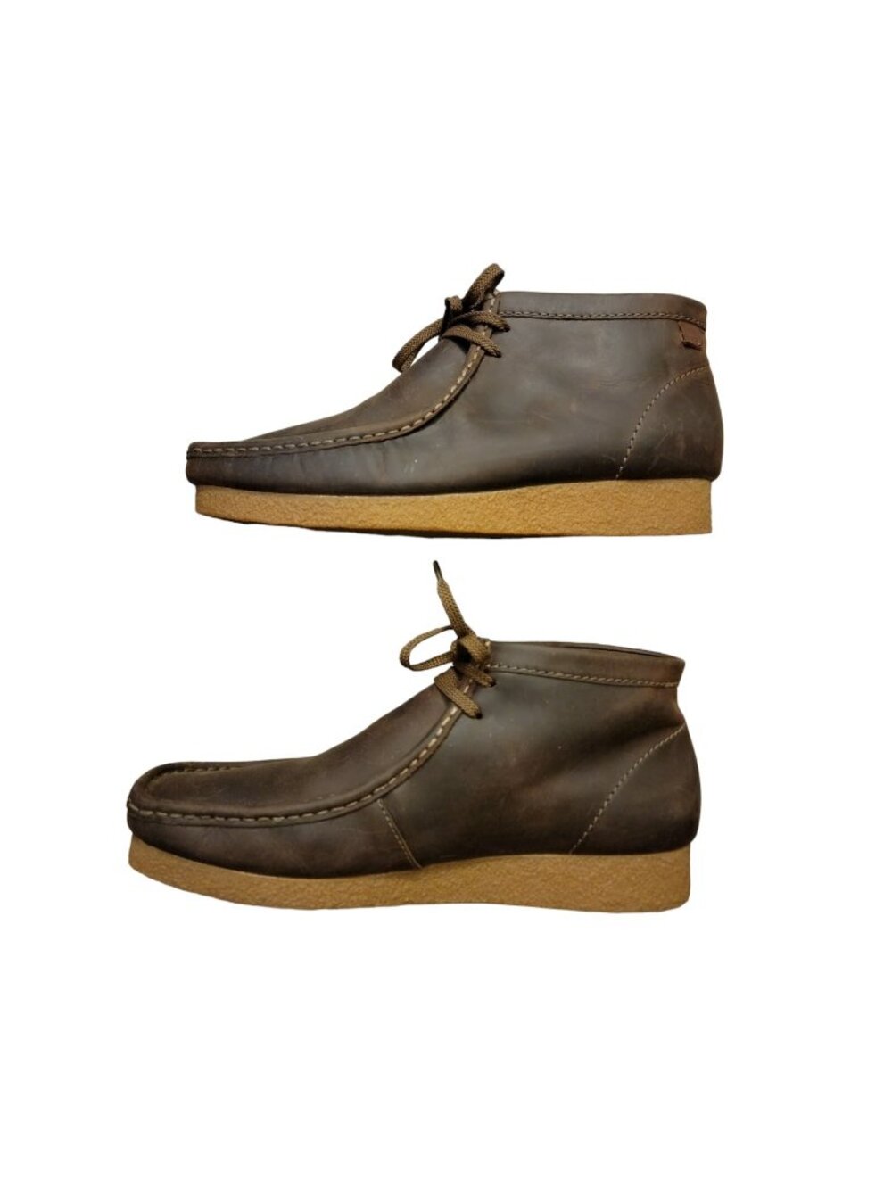 Clarks Shacre Wallabee Boot Mens Size US 13 UK 12 EU 47 Brown Leather Chukka